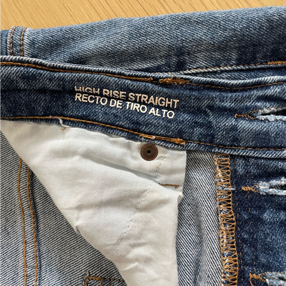 Wild Fable High Rise Ripped Blue Jeans - Picture 3 of 5